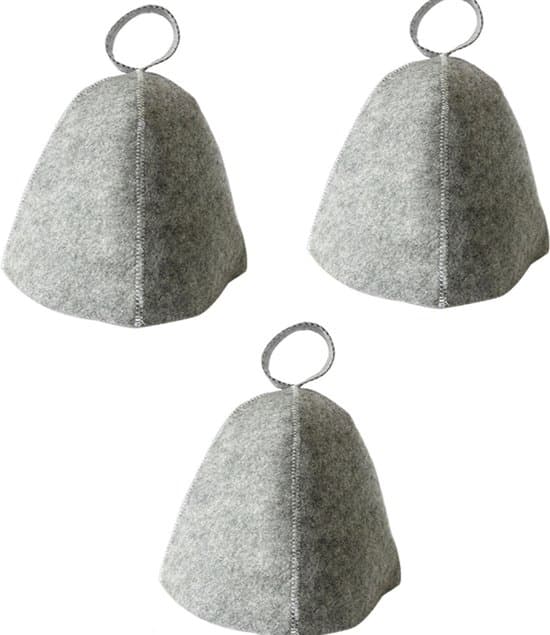 Voordeelset saunahoeden (3 stuks)