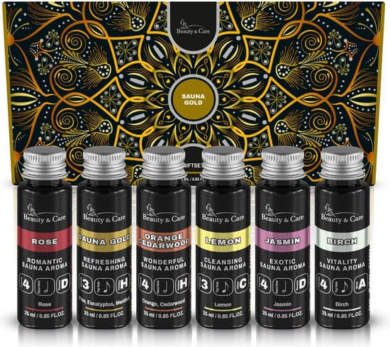 Cadeaupakket saunageuren (Beauty&Care, 6 x 25 ml)